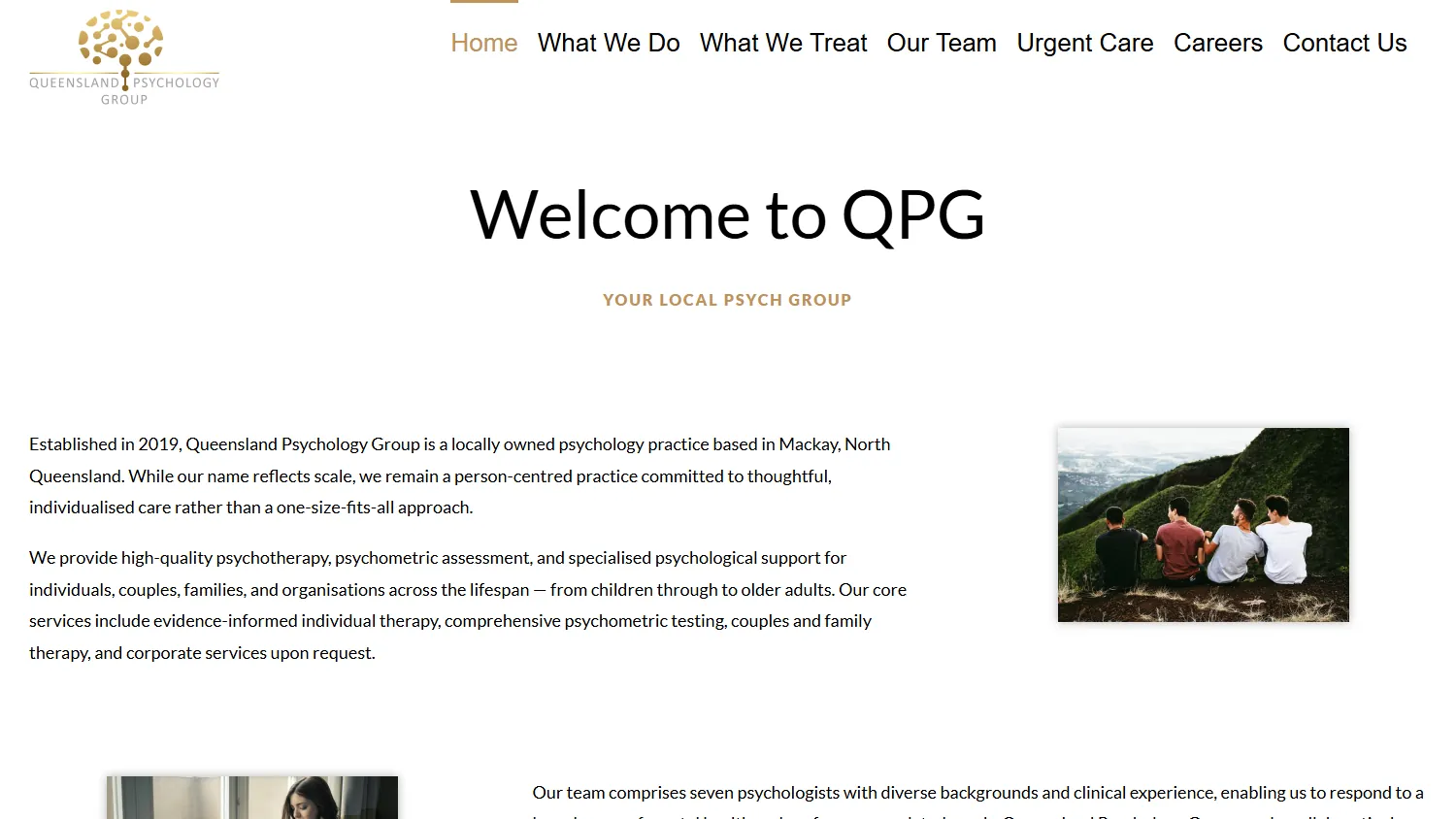 Qld Psychology Group website