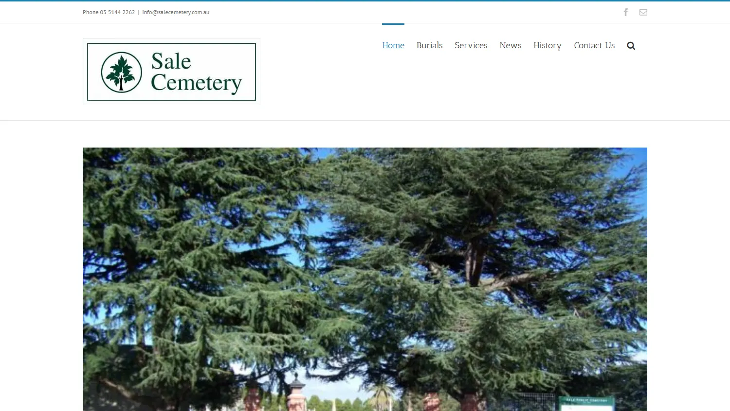 Sale Cemetery website